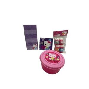 Hello Kitty Stationery Set Of 4 Pieces New